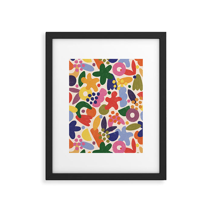 Bright Abstract Pattern #1 Framed Art Print Gallery Image 1