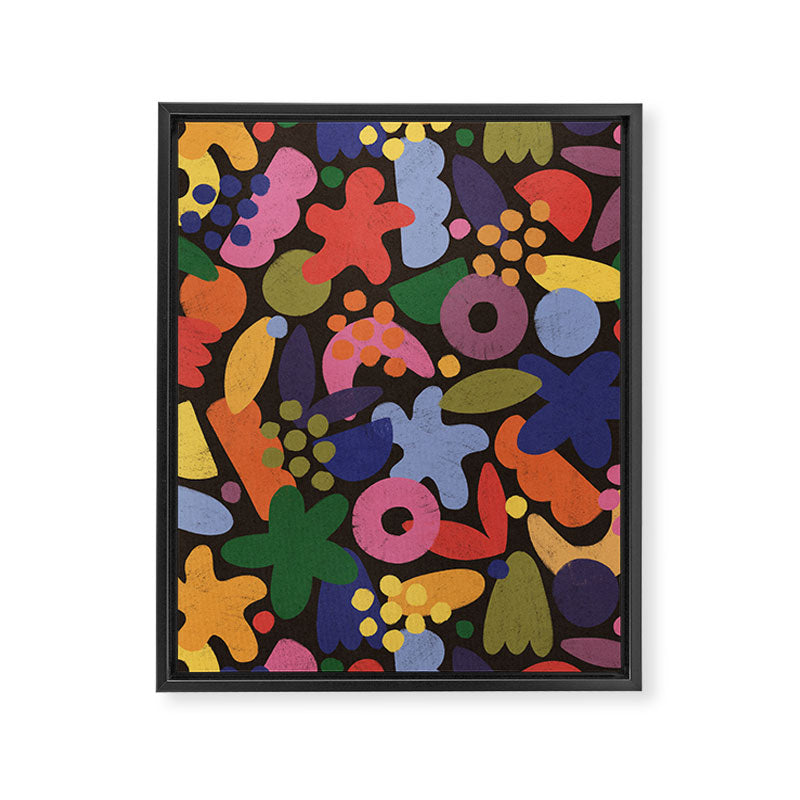 Bright Abstract Pattern #2 Framed Canvas Print Gallery Image 6