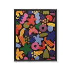 Bright Abstract Pattern #2 Framed Canvas Print Gallery Image 6