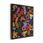 Bright Abstract Pattern #2 Framed Canvas Print Gallery Image 2