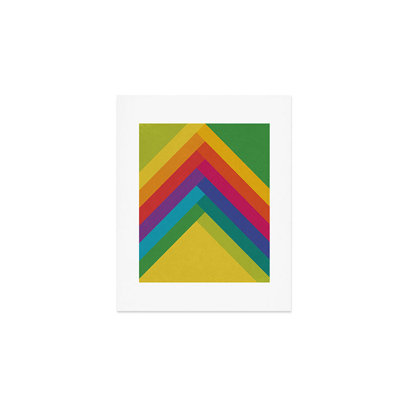 Bright Summer Lines Art Print Gallery Image 1