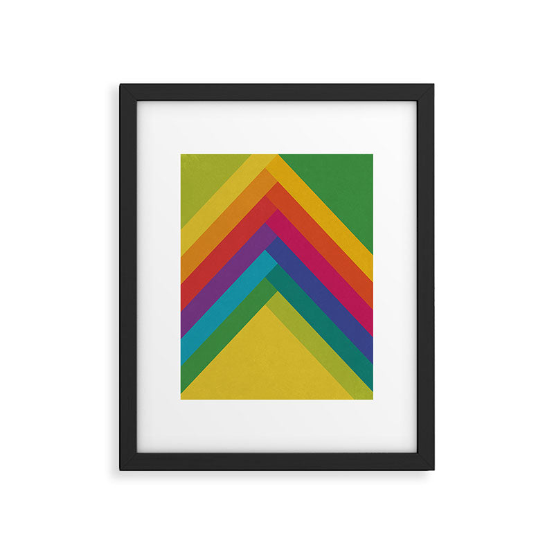 Bright Summer Lines Framed Art Print Gallery Image 5