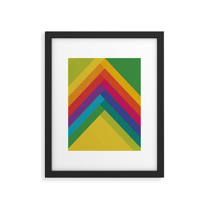 Bright Summer Lines Framed Art Print Gallery Image 1