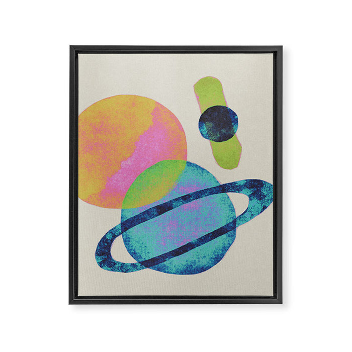 Bright Universe Framed Canvas Print Gallery Image 1