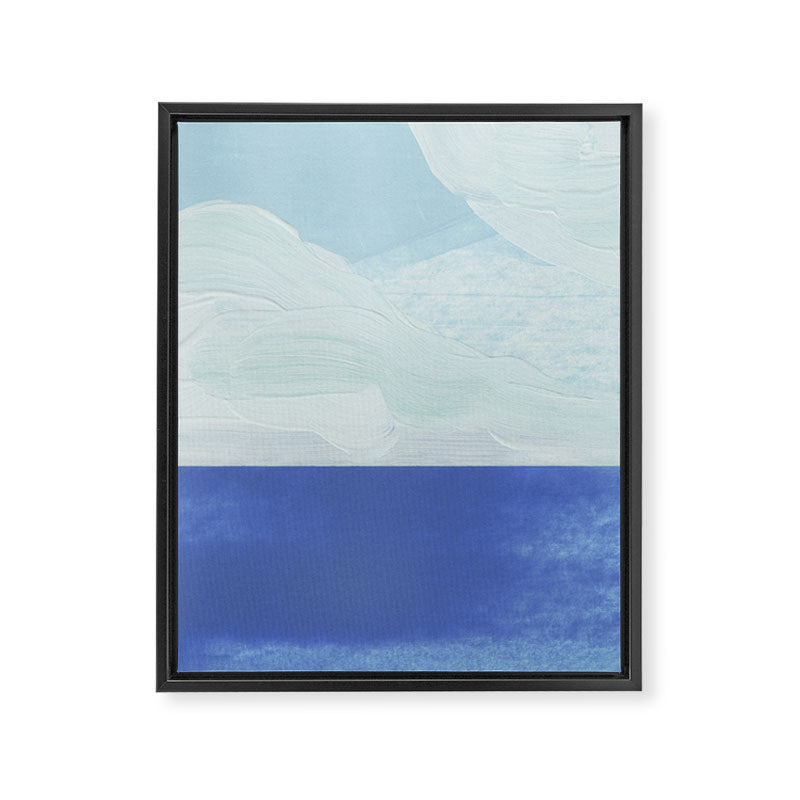 Calm Sea, Quiet Sky Framed Canvas Print Gallery Image 6