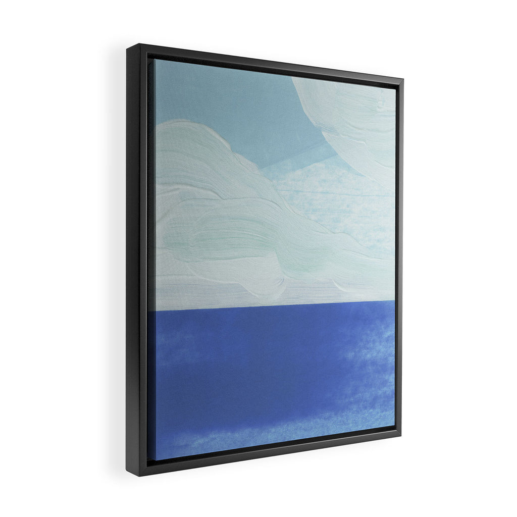 Calm Sea, Quiet Sky Framed Canvas Print Gallery Image 2