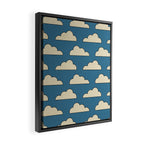 Cartoon Clouds Framed Canvas Print Gallery Image 2