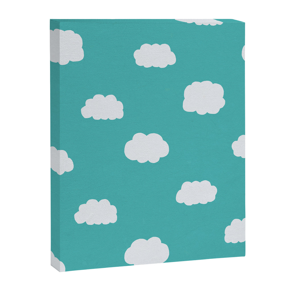 Cartoon Clouds Pattern Canvas Print Gallery Image 6