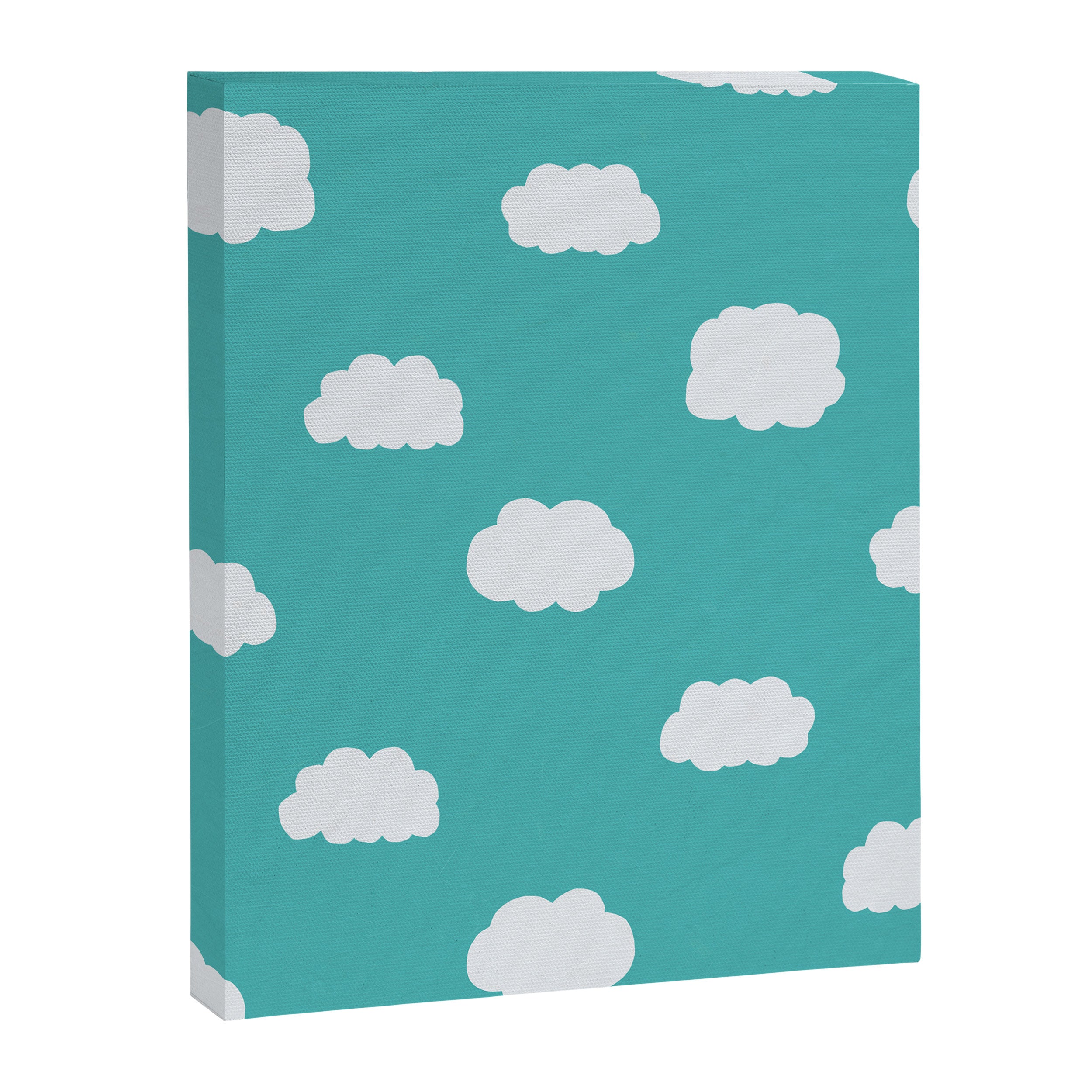 Cartoon Clouds Pattern Canvas Print Gallery Image 6