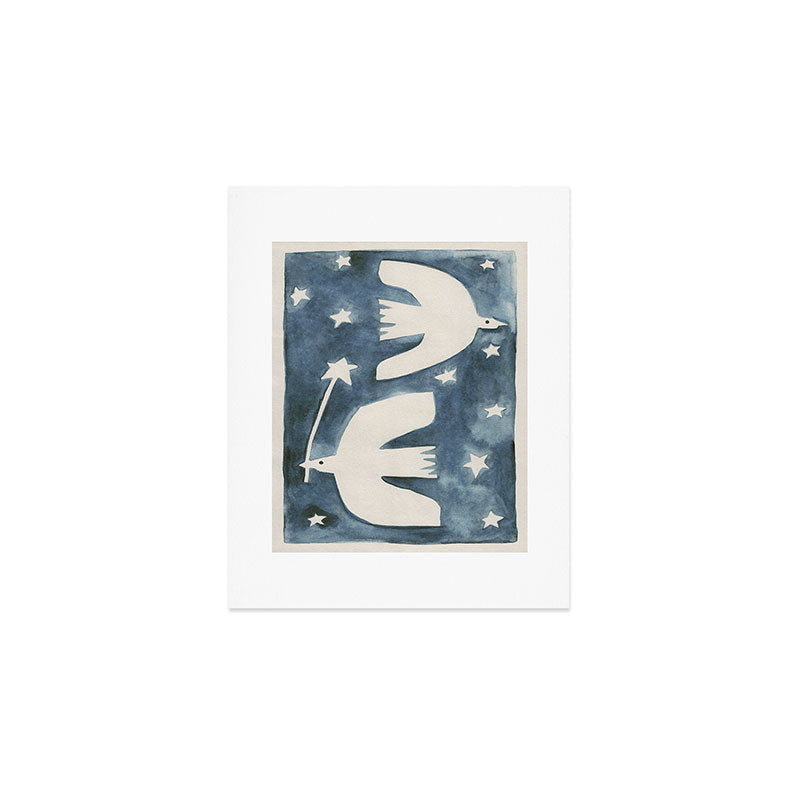 Celestial Birds V.2 Art Print Gallery Image 1