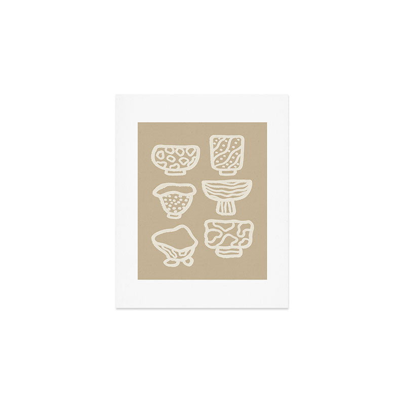 Ceramic Bowls Art Print Gallery Image 1