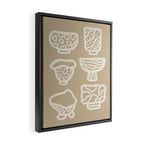 Ceramic Bowls Framed Canvas Print Gallery Image 2