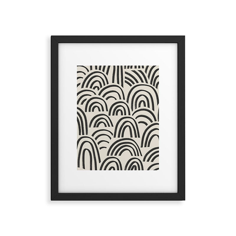 Charcoal Arches #1 Framed Art Print Gallery Image 4