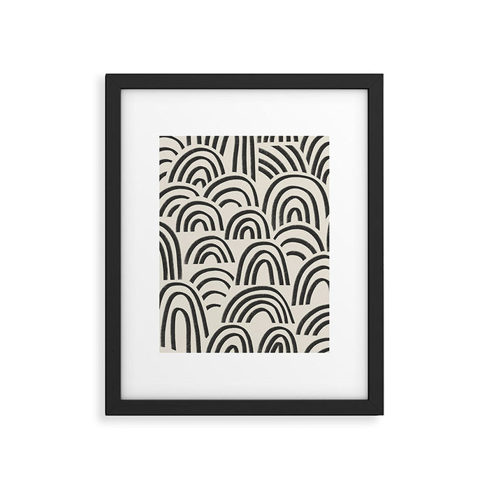 Charcoal Arches #1 Framed Art Print Gallery Image 1