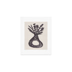Charcoal florals #1 Art Print Gallery Image 1