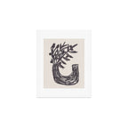 Charcoal florals #2 Art Print Gallery Image 1