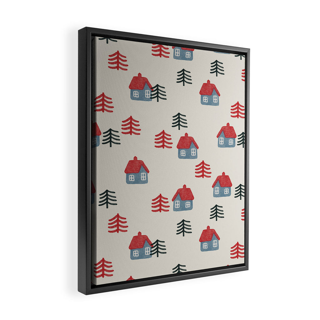 Christmas Eve Framed Canvas Print Gallery Image 2