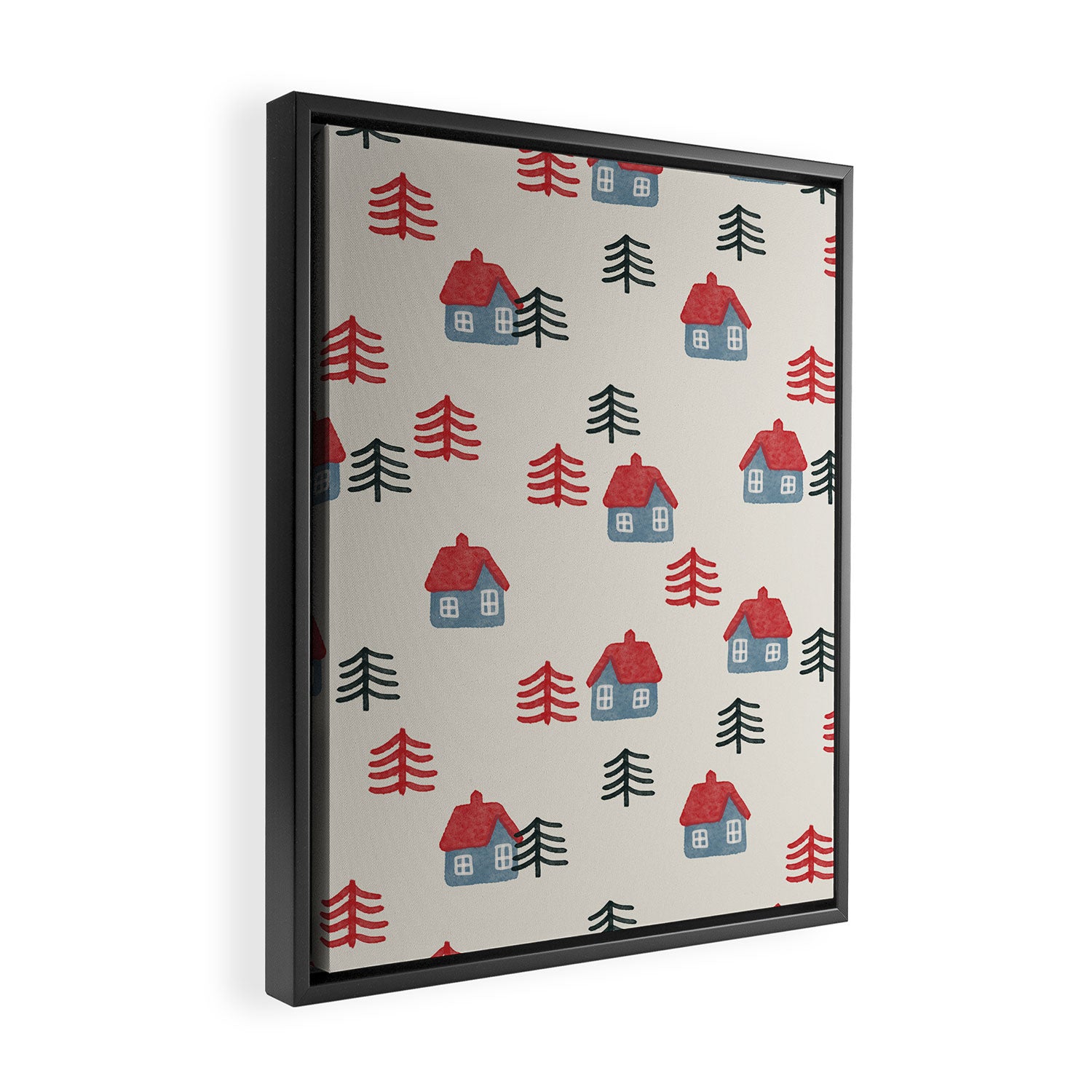 Christmas Eve Framed Canvas Print Gallery Image 2