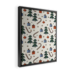 Christmas Pattern #1 Framed Canvas Print Gallery Image 2