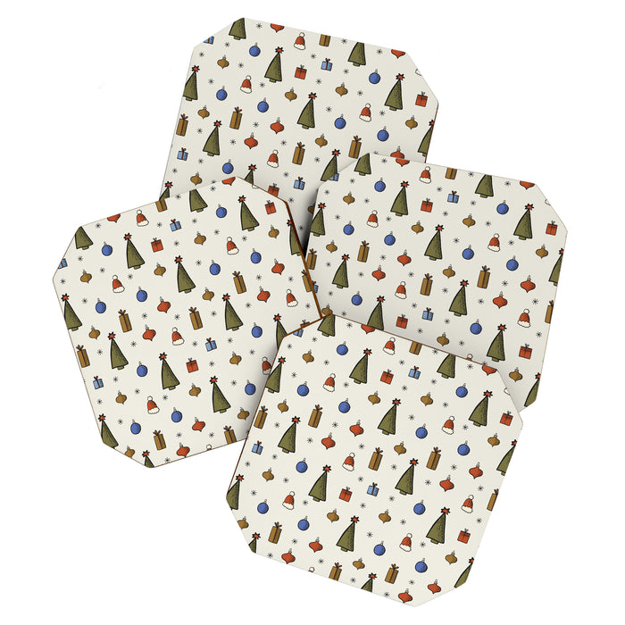 Christmas Pattern #2 Coaster Gallery Image 1