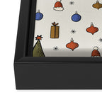Christmas Pattern #2 Framed Canvas Print Gallery Image 3