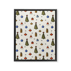Christmas Pattern #2 Framed Canvas Print Gallery Image 8