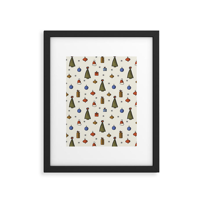 Christmas Pattern #2 Framed Art Print Gallery Image 1