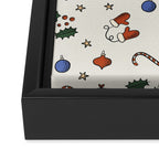 Christmas Pattern #3 Framed Canvas Print Gallery Image 3