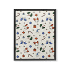 Christmas Pattern #3 Framed Canvas Print Gallery Image 8