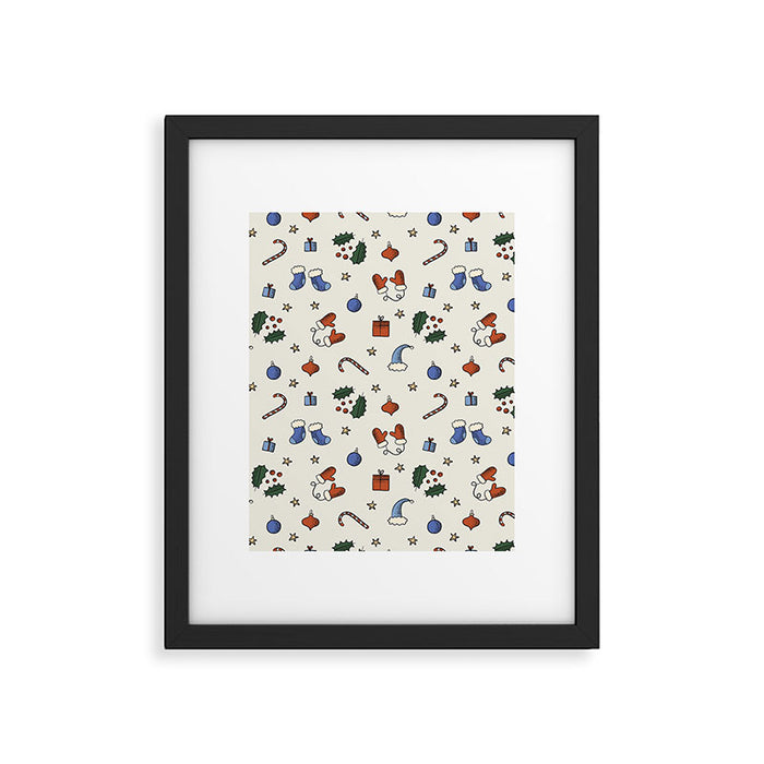 Christmas Pattern #3 Framed Art Print Gallery Image 1