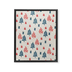 Christmas Trees & Gifts Framed Canvas Print Gallery Image 8