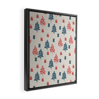 Christmas Trees & Gifts Framed Canvas Print Gallery Image 2