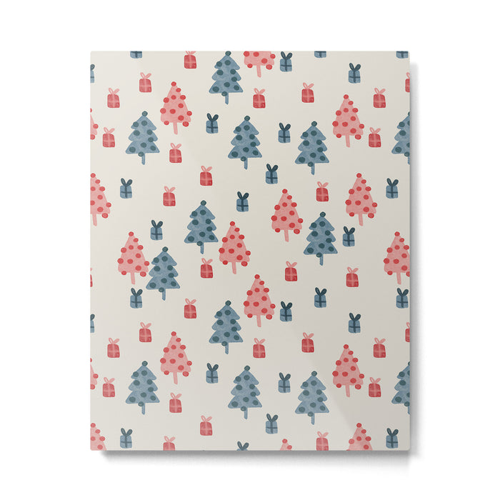 Christmas Trees & Gifts Metal Print Gallery Image 1