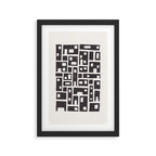 City / Lino Print Framed Art Print Gallery Image 2