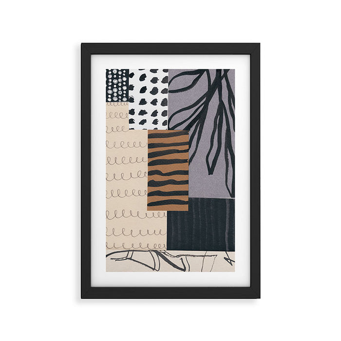 Collage Studies #2 Framed Art Print Gallery Image 1