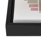 Color Blocks #4 Framed Canvas Print Gallery Image 3