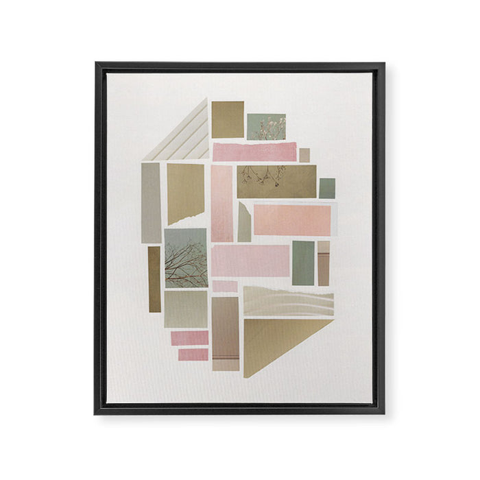 Color Blocks #4 Framed Canvas Print Gallery Image 1