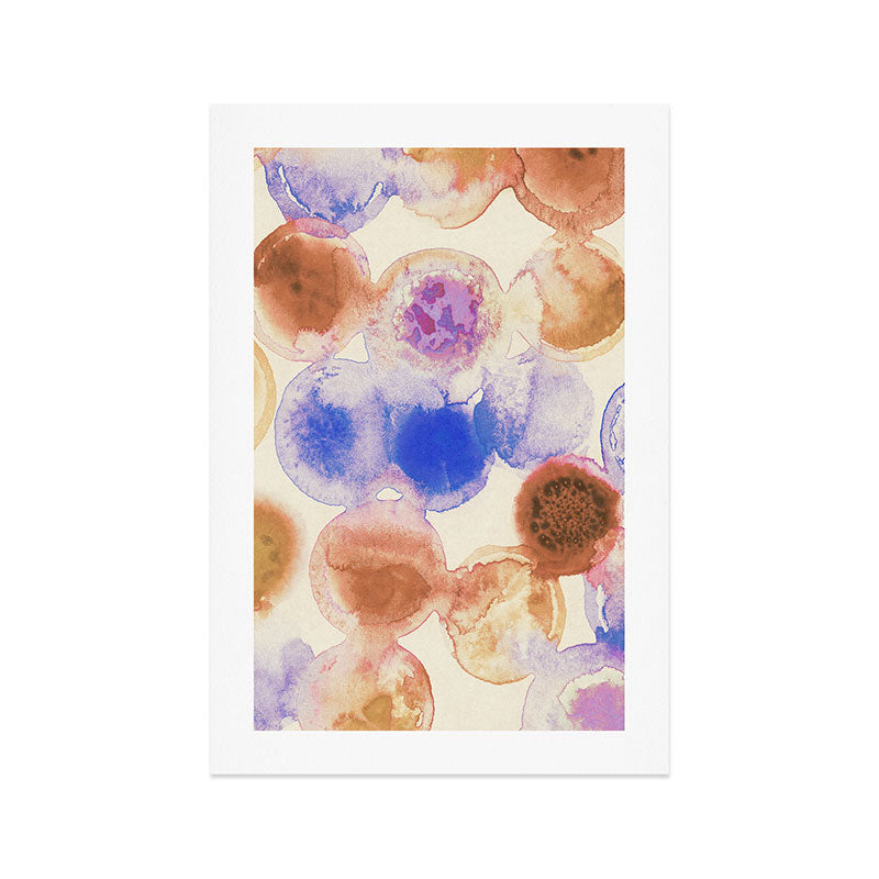 Colorful Acrylic Circles #1 Art Print Gallery Image 1