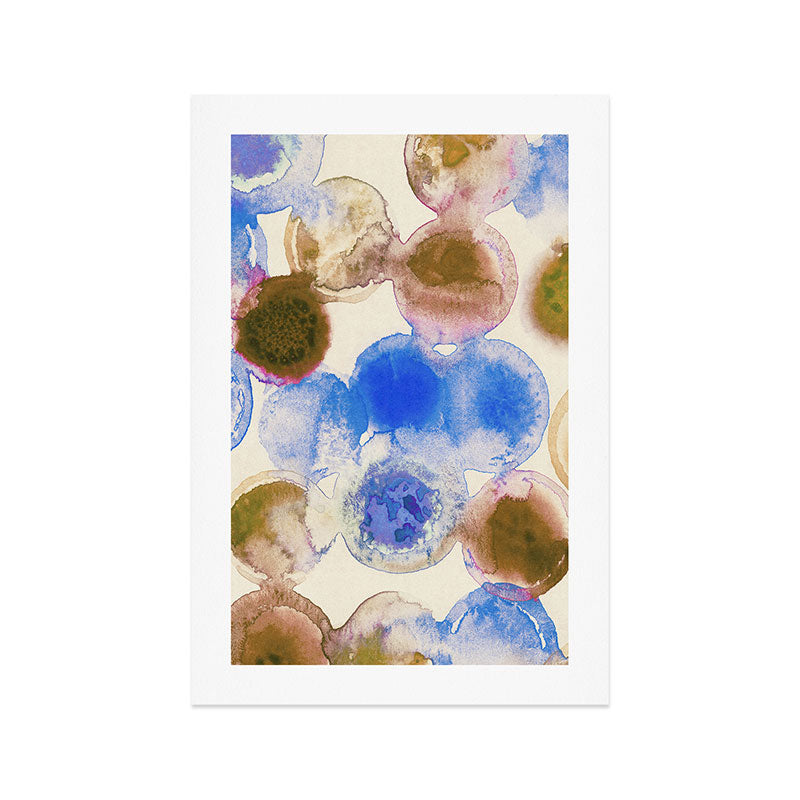 Colorful Acrylic Circles #2 Art Print Gallery Image 1