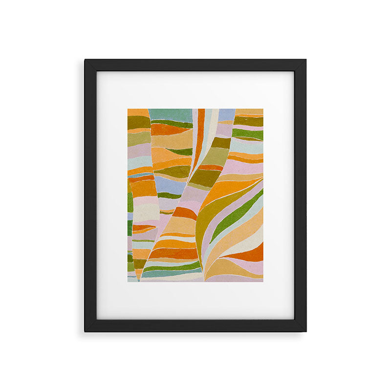 Colorful Flow Framed Art Print Gallery Image 4