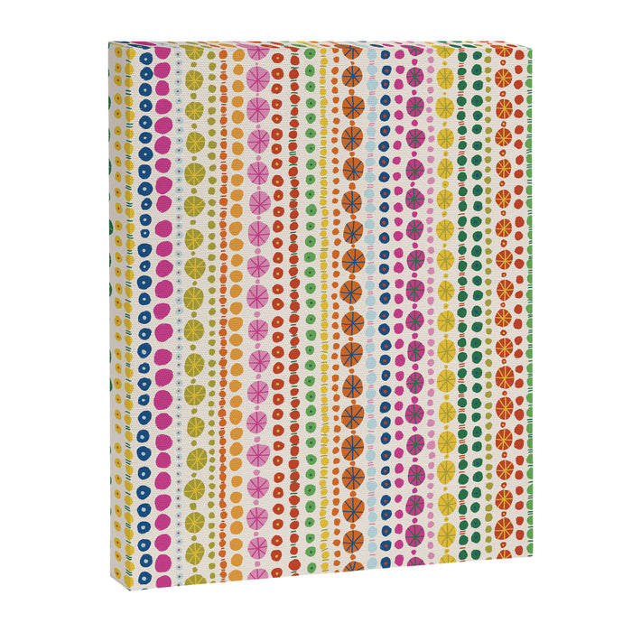 Colorful Hand Drawn Dots Canvas Print Gallery Image 1