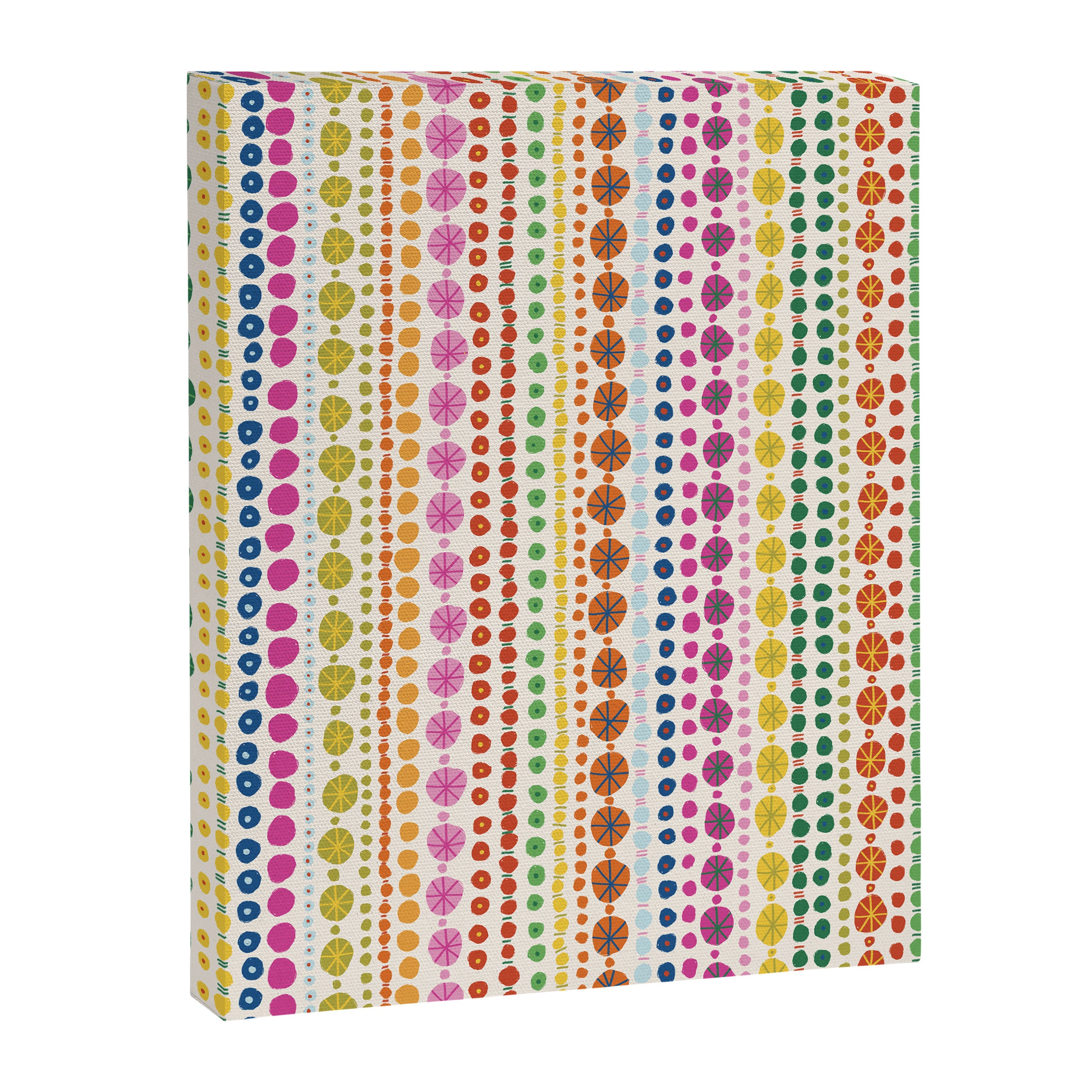 Colorful Hand Drawn Dots Canvas Print Gallery Image 8