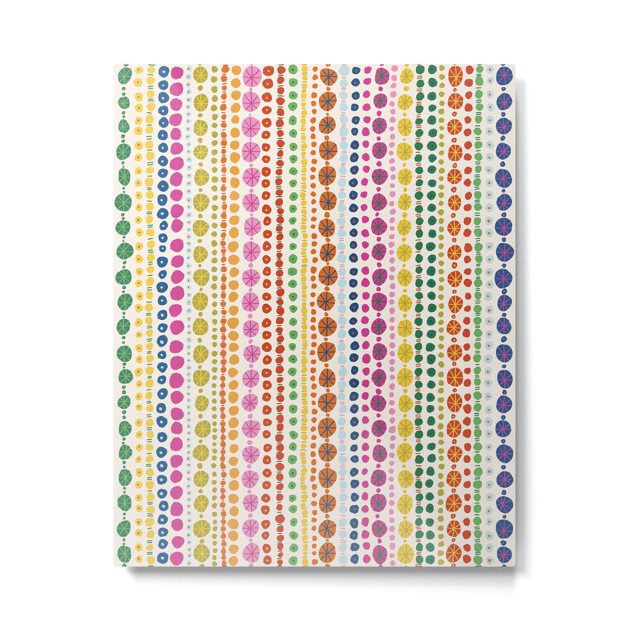 Colorful Hand Drawn Dots Metal Print Gallery Image 6