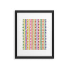 Colorful Hand Drawn Dots Framed Art Print Gallery Image 6