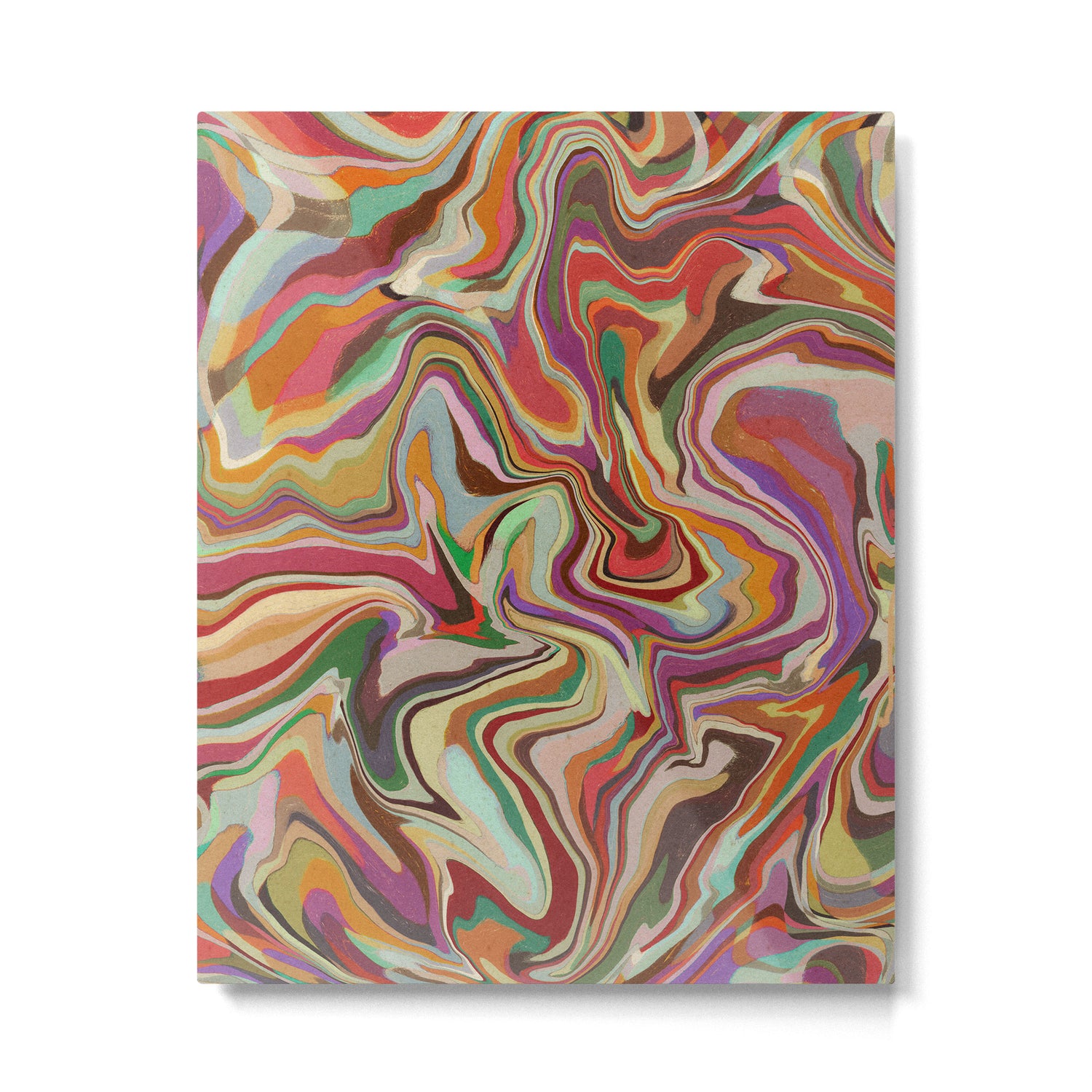 Colorful Liquid Swirl Metal Print Gallery Image 6