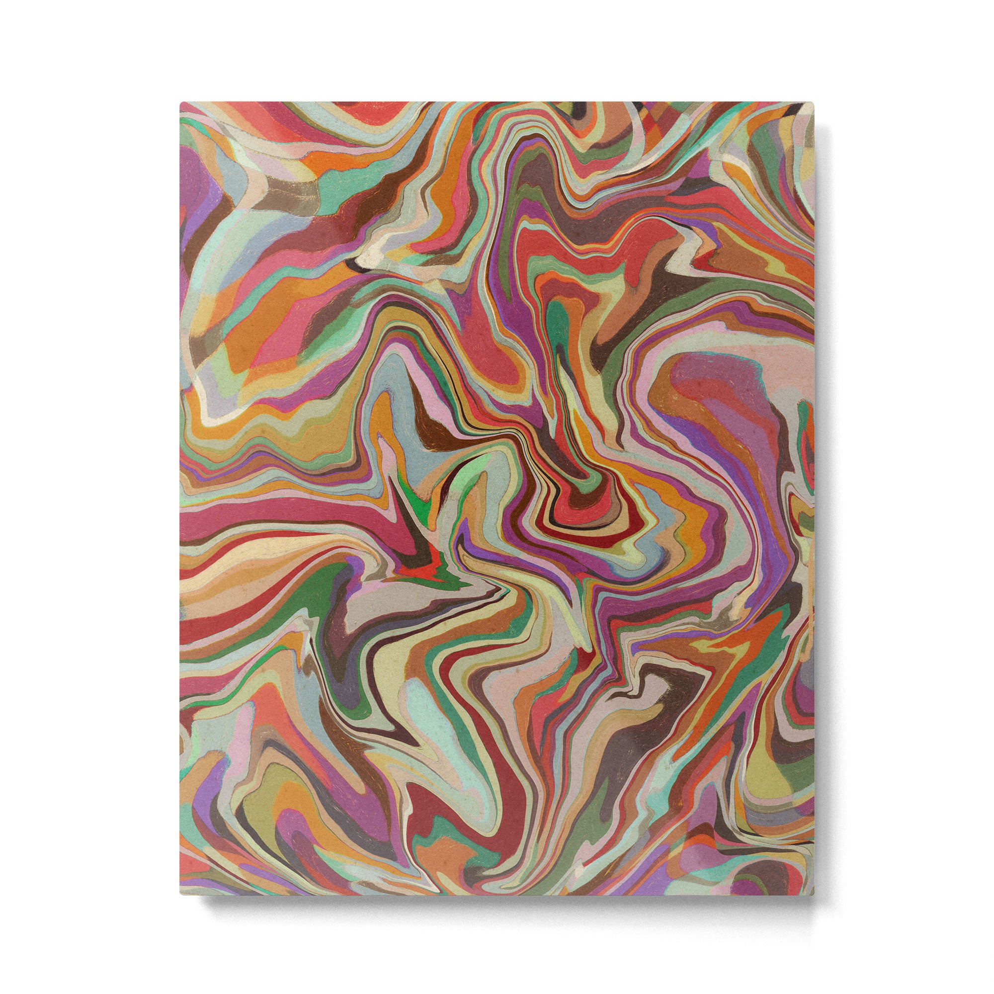 Colorful Liquid Swirl Metal Print Gallery Image 6