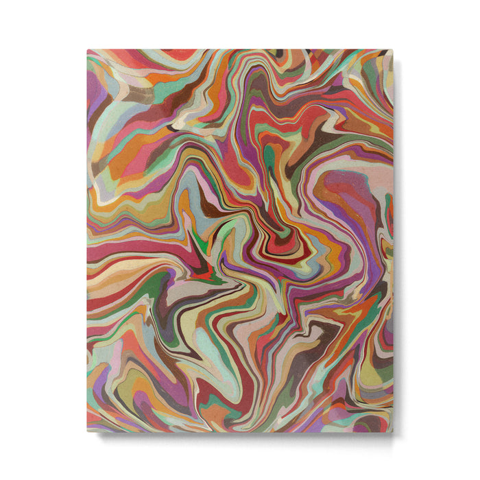 Colorful Liquid Swirl Metal Print Gallery Image 1