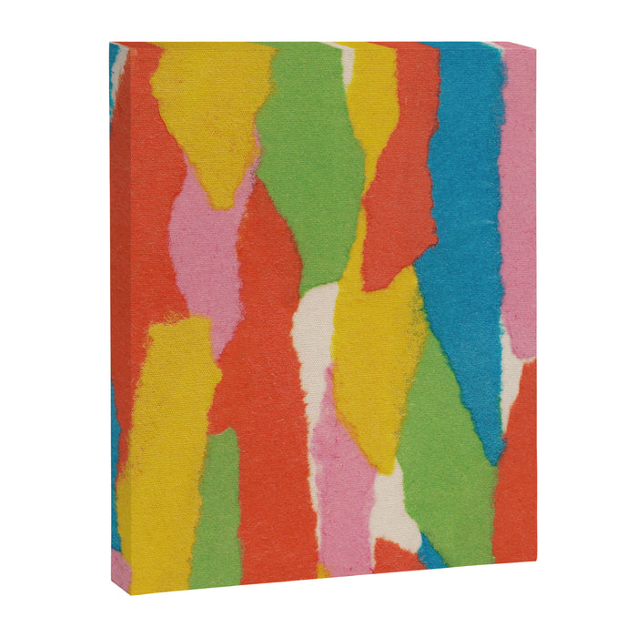 Colorful Paper Collage #1 Canvas Print Gallery Image 1