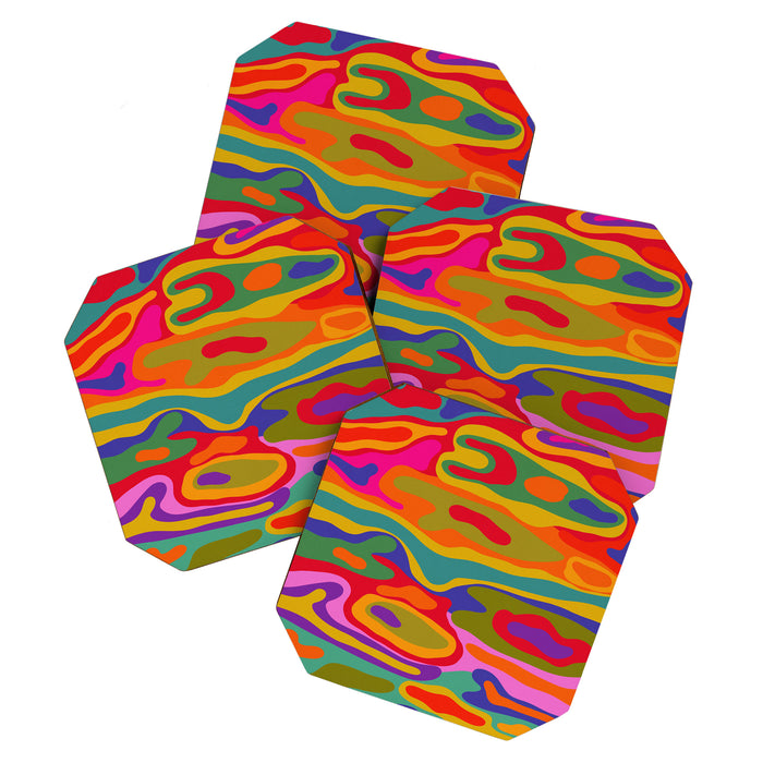 Colorful Pattern Coaster Gallery Image 1