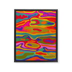 Colorful Pattern Framed Canvas Print Gallery Image 6